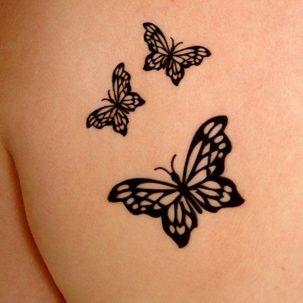 3D Tattoos - Butterfly